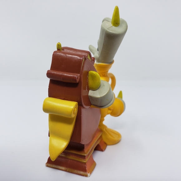 Disney Beauty & The Beast Lumiere Cogsworth Toy Figure - Picture 6 of 16